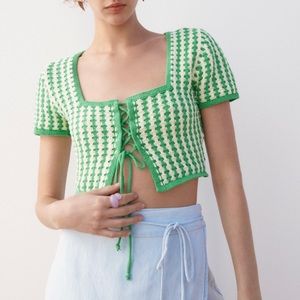 Zara Crochet Crop